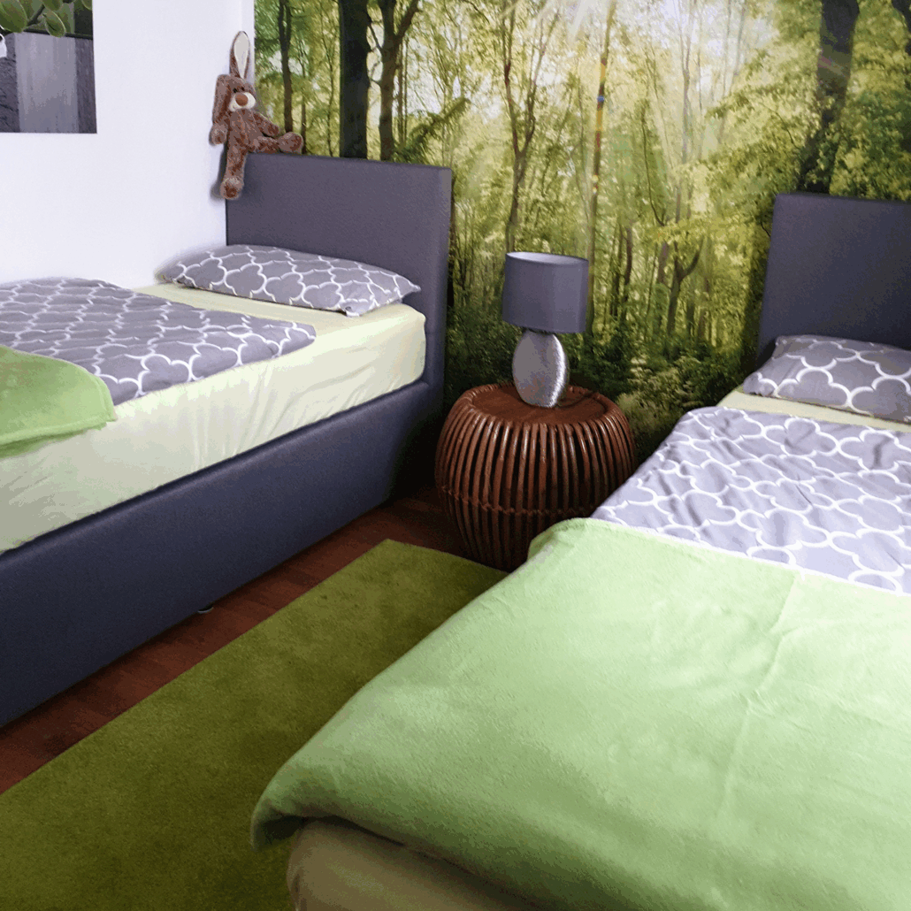 Schlafzimmer 1 im Erdgeschoss